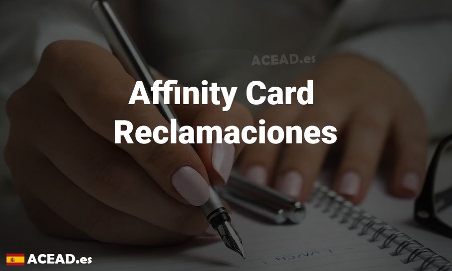 Affinity Card Reclamaciones