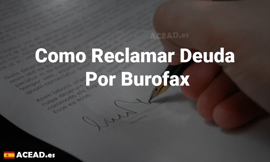ᐅ Modelo Carta Burofax Reclamación a Inquilino Moroso Deuda Impago de Rentas de Alquiler (Actualizado [año])