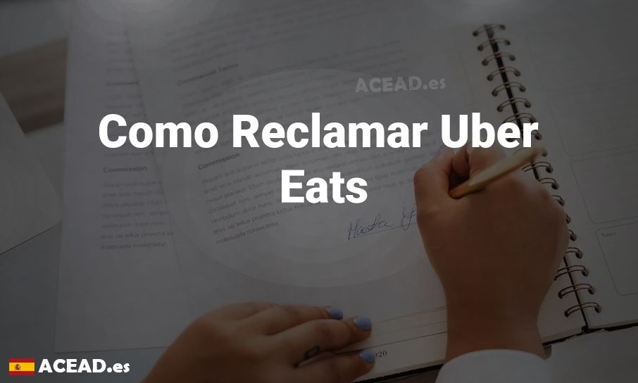 Como Reclamar Uber Eats